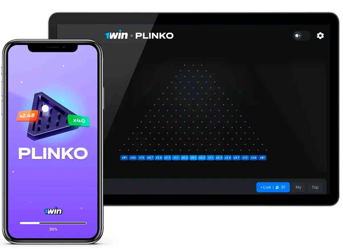 Pelaa Plinko 1Win peliä rahalla Suomessa