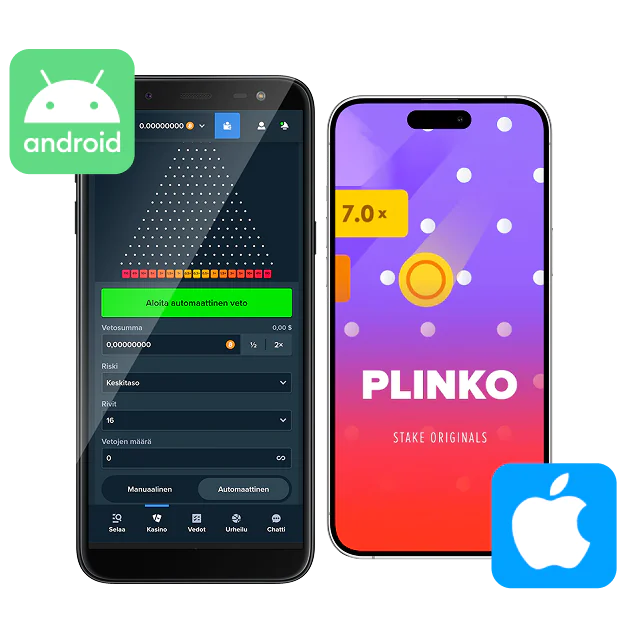 Miten pelata Plinko Stakea androidilla ja iosilla?